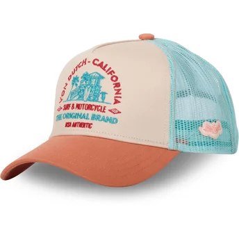 Καπέλα καμπύλη καφέ snapback SURF02 από Von Dutch