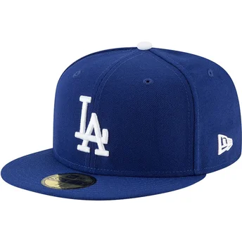 Καπέλα επίπεδη μπλε προσαρμοσμένο 59FIFTY Authentic On Field Game από Los Angeles Dodgers MLB από New Era