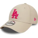 curva-rosa-9forty-league-essential-los-angeles-dodgers-mlb-new-era