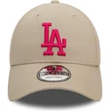 curva-rosa-9forty-league-essential-los-angeles-dodgers-mlb-new-era