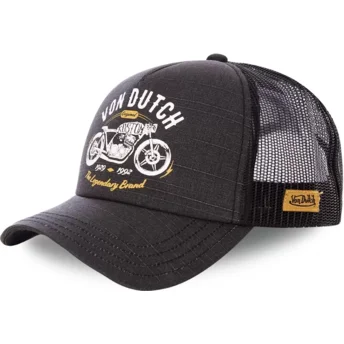 Καπέλα καμπύλη μαύρο snapback CREW9 από Von Dutch