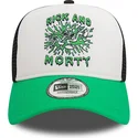 curva-snapback-a-frame-character-rick-y-morty-new-era