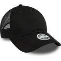 new-era-women-9twenty-black-adjustable-trucker-hat