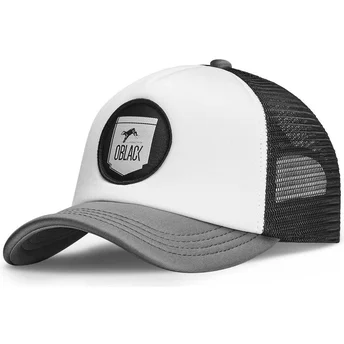 Καπέλα καμπύλη γκρι snapback από Oblack