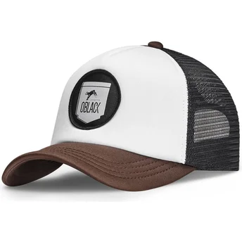 Καπέλα καμπύλη καφέ snapback από Oblack