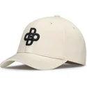 oblack-curved-brim-baseball-peach-beige-adjustable-cap