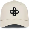 oblack-curved-brim-baseball-peach-beige-adjustable-cap