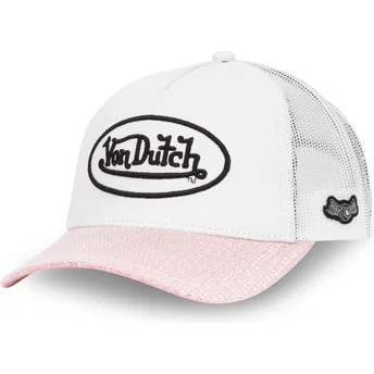 Καπέλα καμπύλη λευκό snapback SHINY P από Von Dutch