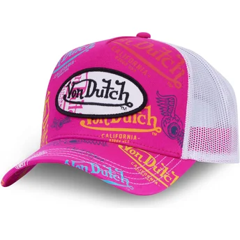 Καπέλα καμπύλη ροζ snapback LE FUS από Von Dutch