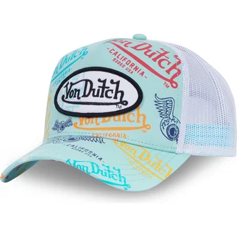 Καπέλα καμπύλη μπλε snapback LE BLE από Von Dutch