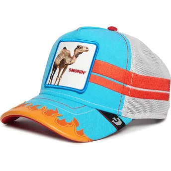 Καπέλα καμπύλη μπλε snapback Smokin' Somebody Stop Me Supercharged The Farm Goorin Bros.