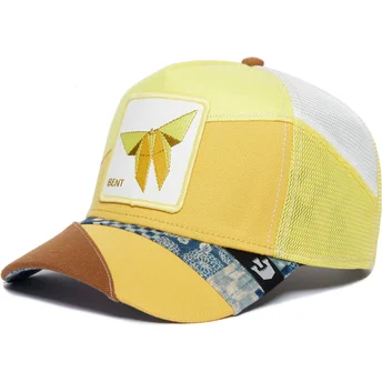 Καπέλα καμπύλη κίτρινο snapback Bent Transform Farmigami...
