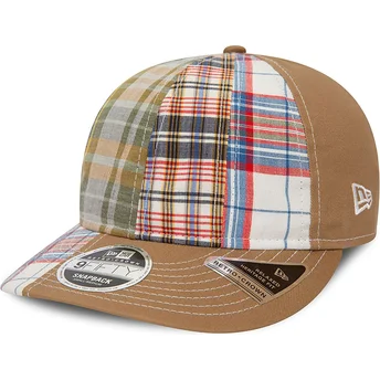 Καπέλα καμπύλη καφέ ρυθμιζόμενη ταινία 9FIFTY Retro Crown Relaxed Heritage Fit από New Era