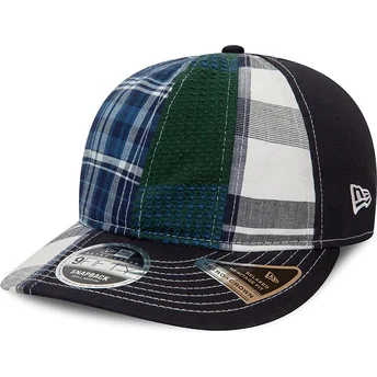Καπέλα καμπύλη μπλε ρυθμιζόμενη ταινία 9FIFTY Retro Crown Relaxed Heritage Fit από New Era
