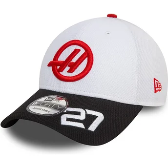 Καπέλα καμπύλη λευκό snapback Nico Hulkenberg 9FORTY από Haas F1 Team Formula 1 από New Era