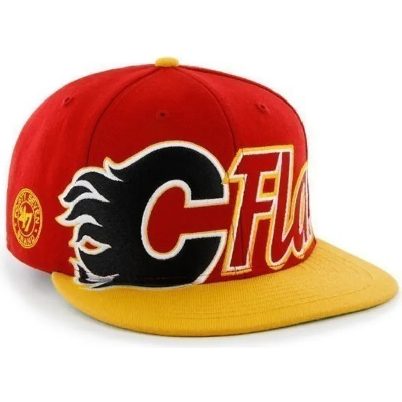 plana-snapback-de-letras-calgary-flames-nhl-47-brand