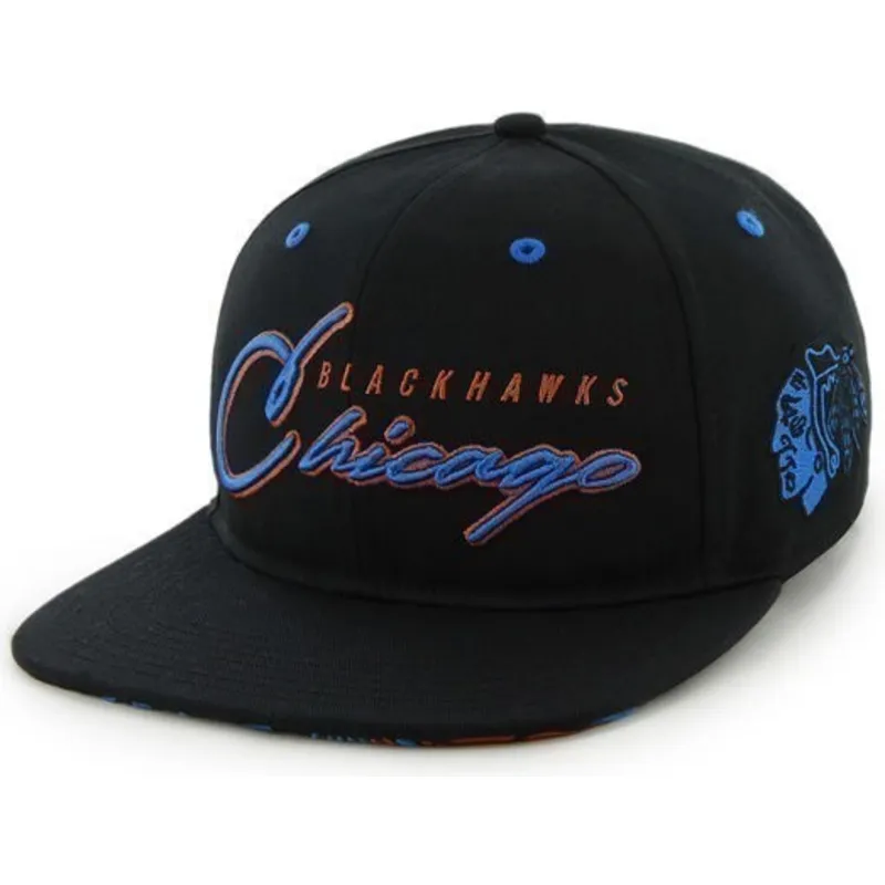 plana-snapback-de-letras-chicago-blackhawks-nhl-47-brand