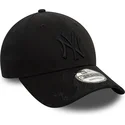 new-era-curved-brim-black-logo-9forty-flame-new-york-yankees-mlb-black-adjustable-cap