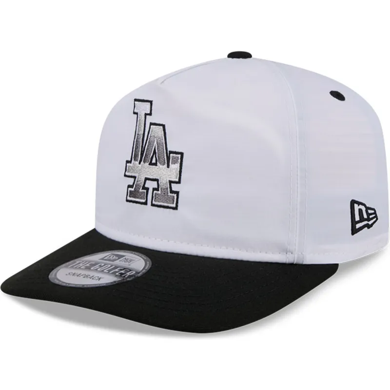 snapback-golfer-chrome-logo-los-angeles-dodgers-mlb-new-era