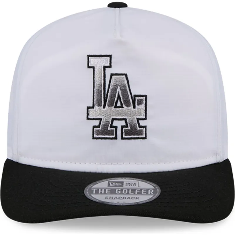 snapback-golfer-chrome-logo-los-angeles-dodgers-mlb-new-era