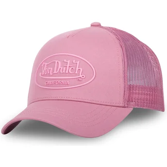 Von Dutch LOG08 Pink Trucker Hat