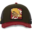 capslab-speedy-gonzales-loo10-spe-looney-tunes-green-and-red-trucker-hat