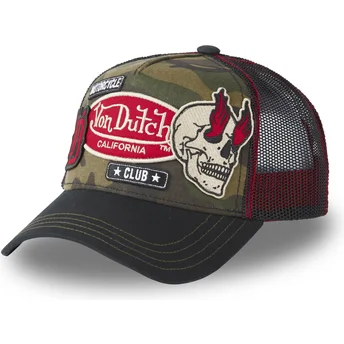 Καπέλα καμπύλη καμουφλάζ snapback PATCHES01 από Von Dutch