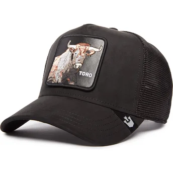 Goorin Bros. The Suede Bull Blacked Out The Farm Black Trucker Hat