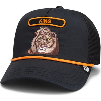 Καπέλα καμπύλη μαύρο snapback King GB2 Lion The Rocker The Farm Goorin Bros.