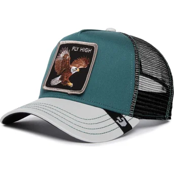 Goorin Bros. Fly High Eagle Fan The Farm Green and White Trucker Hat