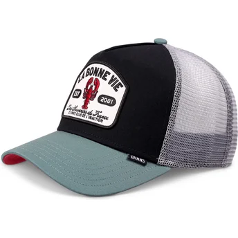 Καπέλα καμπύλη μαύρο snapback La Bonne Vie HFT από Djinns