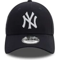 new-era-curved-brim-9forty-side-patch-new-york-yankees-mlb-navy-blue-adjustable-cap