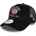 new-era-9forty-a-frame-cord-graphic-states-and-countries-new-york-black-trucker-hat