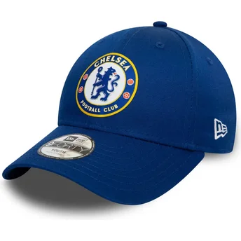 Καπέλα καμπύλη μπλε snapback για παιδιά 9FORTY Core από Chelsea Football Club Premier League από New Era