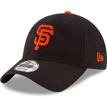 New Era Curved Brim 9TWENTY Core Classic San Francisco Giants MLB Black Adjustable Cap