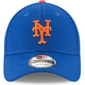 new-era-curved-brim-youth-9forty-the-league-new-york-mets-mlb-blue-adjustable-cap