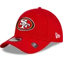 new-era-curved-brim-9forty-the-league-team-colour-san-francisco-49ers-nfl-red-adjustable-cap