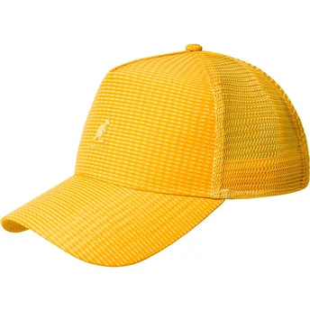 Καπέλα καμπύλη κίτρινο snapback Seersucker Mesh Warm Apricot από Kangol