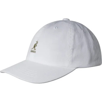 Καπέλα καμπύλη λευκό ρυθμιζόμενη ταινία Washed Baseball White από Kangol
