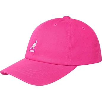 Καπέλα καμπύλη ροζ ρυθμιζόμενη ταινία Washed Baseball Electric Pink από Kangol