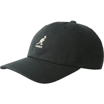 Καπέλα καμπύλη μαύρο ρυθμιζόμενη ταινία Washed Baseball Black από Kangol