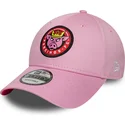 new-era-curved-brim-9forty-core-porcinos-fc-kings-league-pink-adjustable-cap