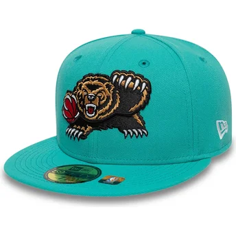 Καπέλα επίπεδη πράσινο προσαρμοσμένο 59FIFTY Classic από Memphis Grizzlies NBA από New Era