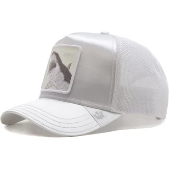 Goorin Bros. Shark Great A Bigger Boat The Farm Total Whiteout White Trucker Hat