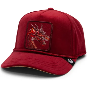 Goorin Bros. Curved Brim Dragon Royalty The Farm Red Snapback Cap