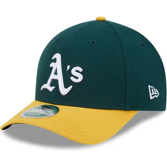 Καπέλα καμπύλη πράσινο snapback 9FORTY M-Crown Player Replica από Oakland Athletics MLB από New Era
