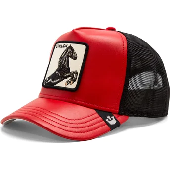 Καπέλα καμπύλη κόκκινο snapback Shleather Stallion The Farm Goorin Bros.
