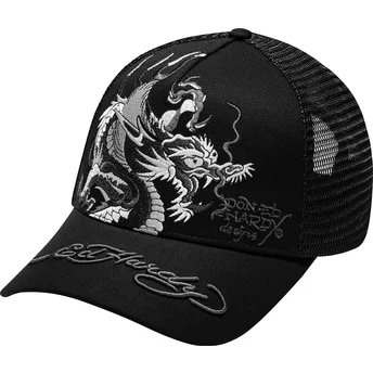 Καπέλα καμπύλη μαύρο snapback Mono Giant από Ed Hardy