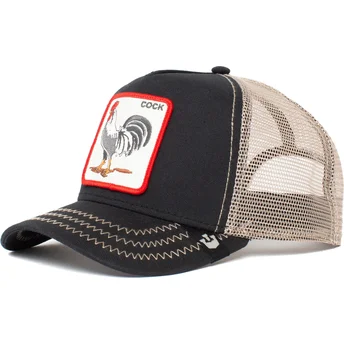 Καπέλα καμπύλη μαύρο snapback Rooster The Farm Goorin Bros.