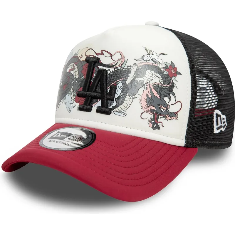 trucker-9forty-a-frame-graphic-los-angeles-dodgers-mlb-dragon-new-era trucker-9forty-a-frame-graphic-los-angeles-dodgers-mlb-dragon-new-era